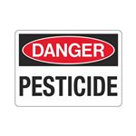 Danger Pesticide (Hazmat) Sign